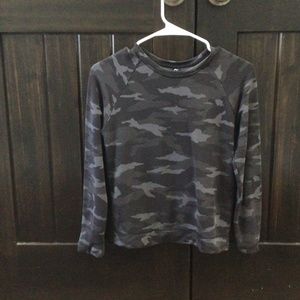 Athleta Girl Size 12 (L) Cozy Crossback Sweater (Camo)